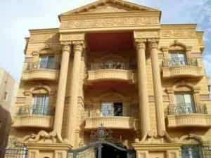 صورة احد اعمال الشركة المصرية لمقاولات واجهات الحجر الفرعونى